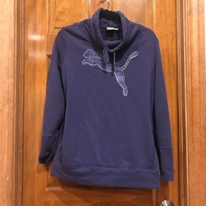 Turtle neck sweatshirt